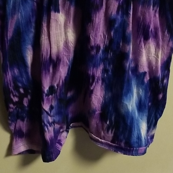 Purple and blue spaghetti strap top - Picture 4 of 7